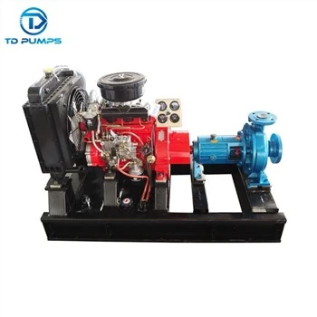 Hot Sale Small Farm Rörlig Jordbruksbevattning Stark Motor Motor Vattenpump Diesel